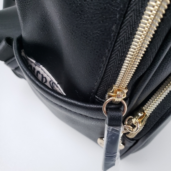 Juicy Couture Licorice Heritage Mini Backpack Crown Heart Logo